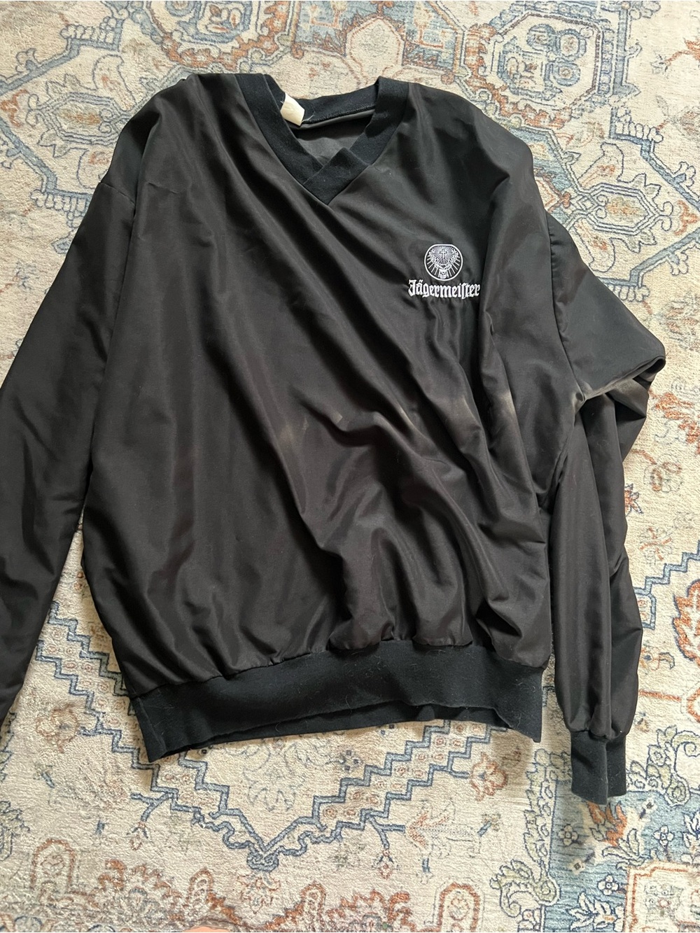 Jagermeister Black V-Neck Men's Sweater